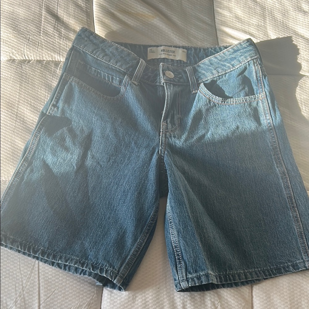 Hollister Blue Jean Shorts Classic Style